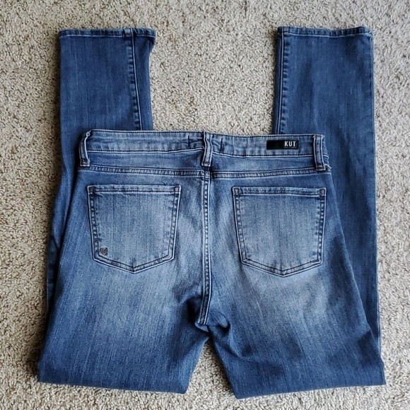 Kut from the Kloth Distressed Catherine Boyfriend Jeans Size 6 - Picture 2 of 13